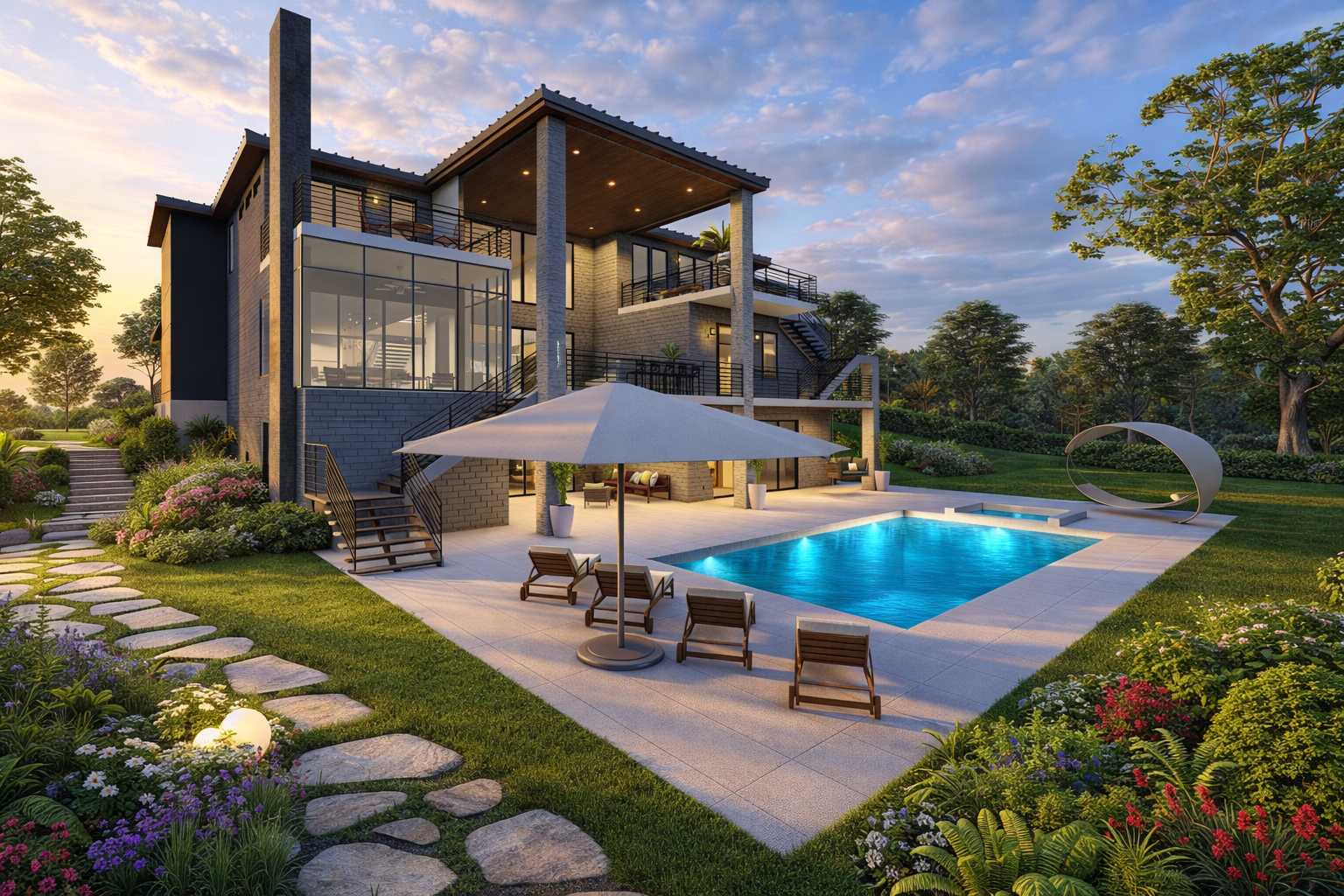 Paragon Estates exterior angle